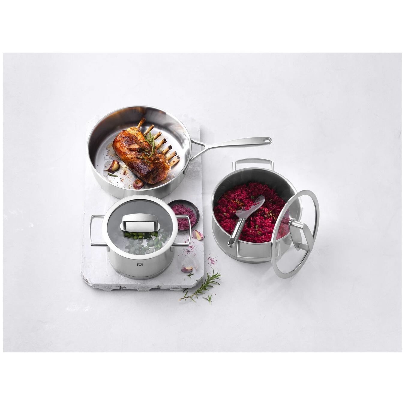 Zwilling Set Di Pentole - 3-pz., 18/10 Acciaio Inossidabile - immagine 2