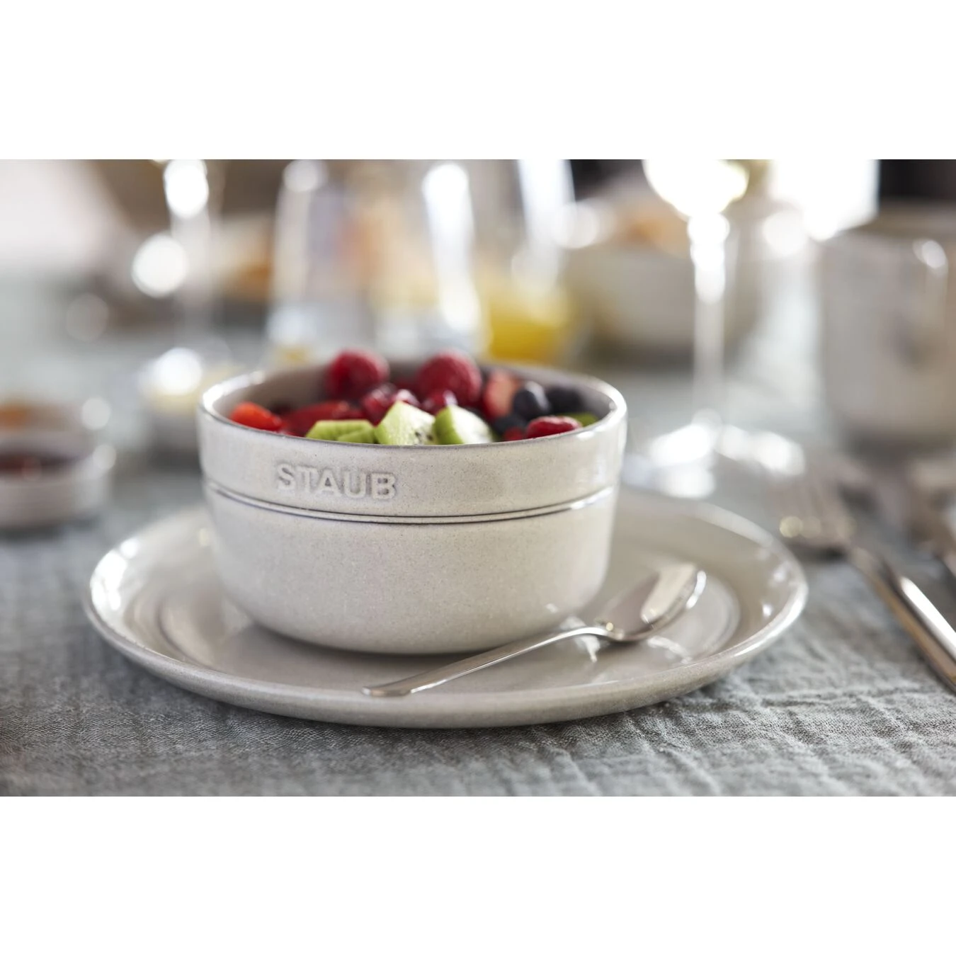 Staub Ciotola Rotonda - 12 Cm, Tartufo Bianco - immagine 2