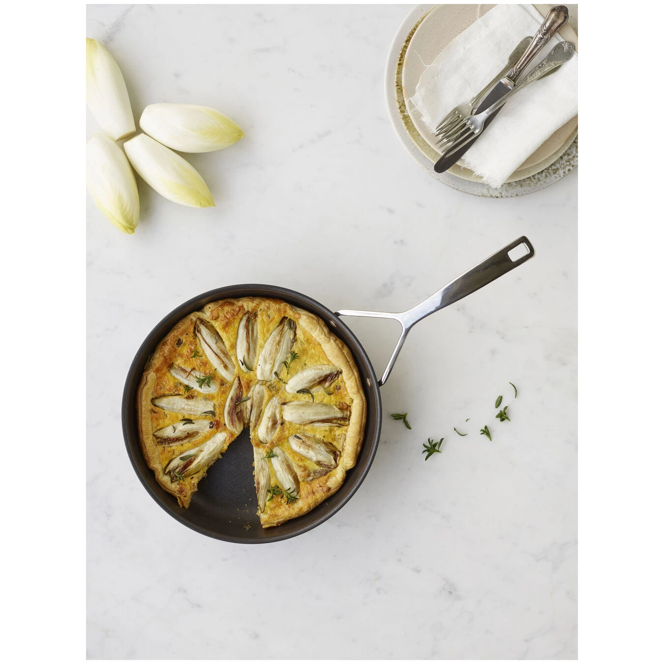 Demeyere Padella - 28 Cm, Alluminio, Duraslide Titanium - immagine 6