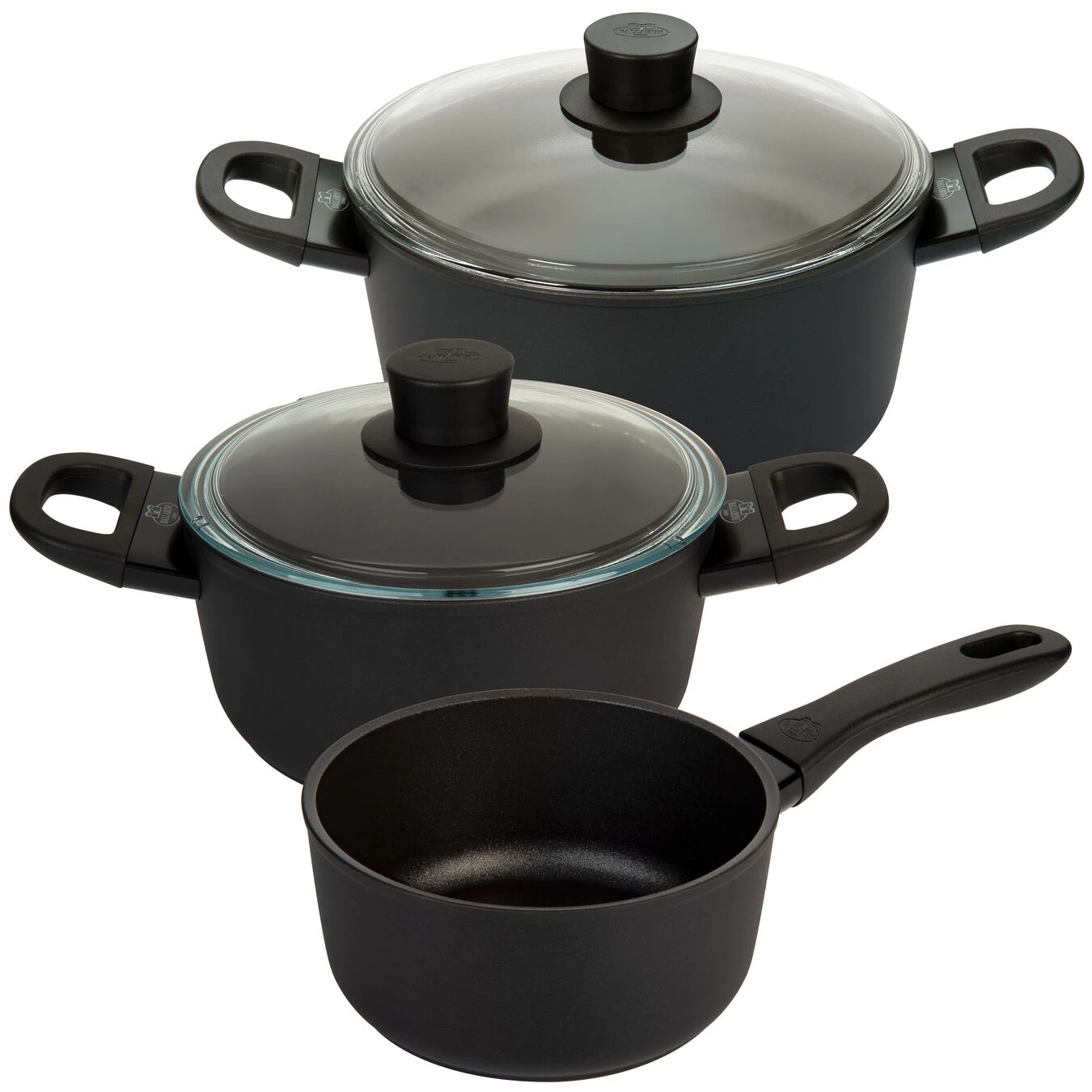 Ballarini Set Di Pentole, 3-PZ., Alluminio, Keravis Extreme