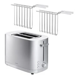Zwilling Tostapane 2 Scomparti, Argento Con 2 Pinze 28 Cm, Acciaio Inox