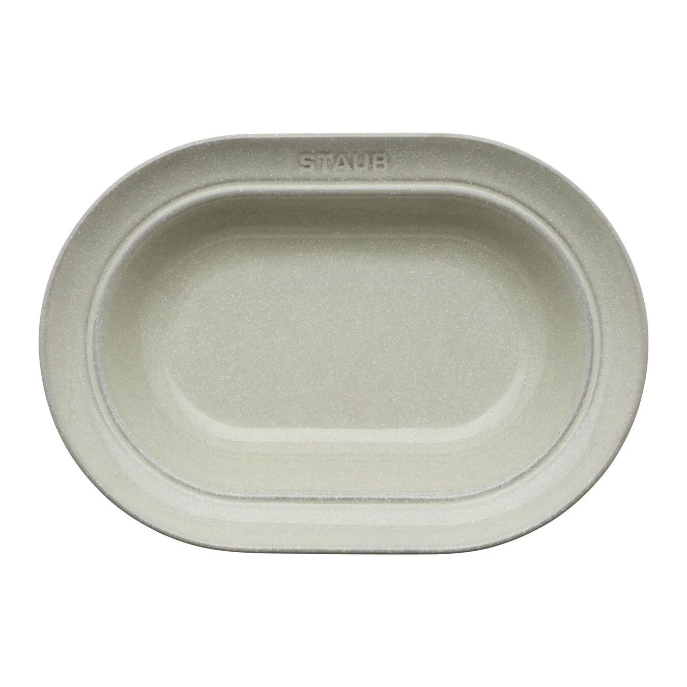 Staub Piatto Ovale - 25 Cm, Tartufo Bianco - immagine 2