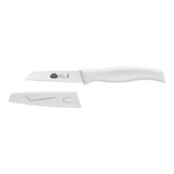Ballarini Coltello Da Verdura Liscio - 8 Cm, Bianco