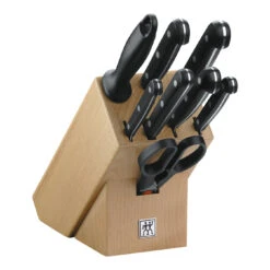 Zwilling Set Di Coltelli Con Ceppo - 9-pz., Naturale