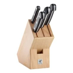 Zwilling Set Di Coltelli Con Ceppo - 5-pz., Naturale