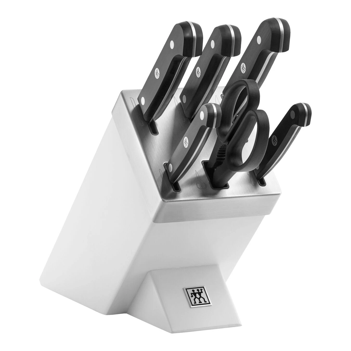 Zwilling Set Di Coltelli Con Ceppo Con Sistema Autoaffilante - 7-pz., Bianco