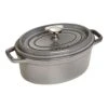 Staub Cocotte Ovale - 23 Cm, Grigia