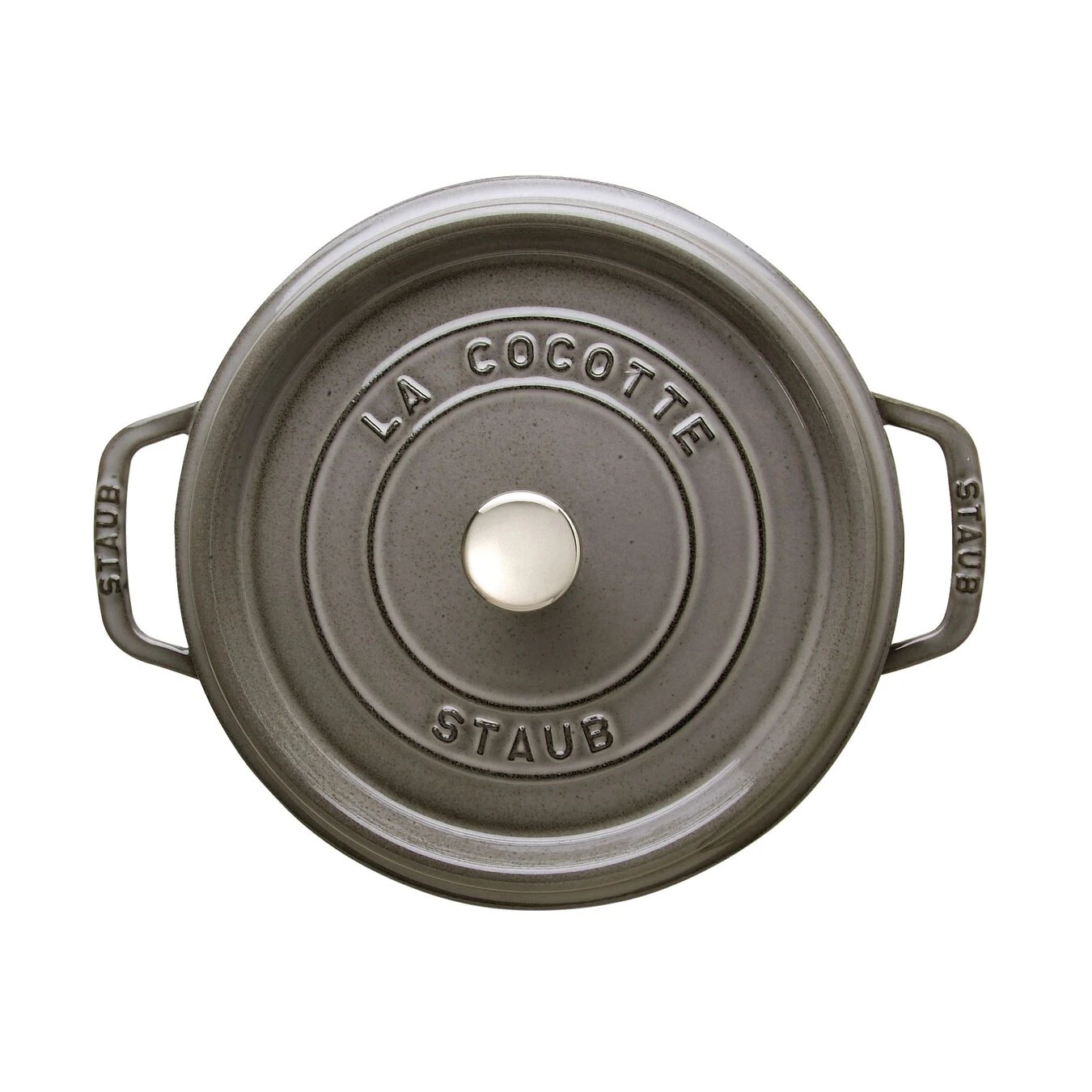 Staub Cocotte Rotonda - 24 Cm, Colore Grigio Grafite - immagine 2