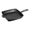 Staub Grill Con Manico Quadrata - 26 X 26 Cm, Nera