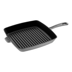 Staub Grill Con Manico Quadrata - 30 Cm, Colore Grigio Grafite