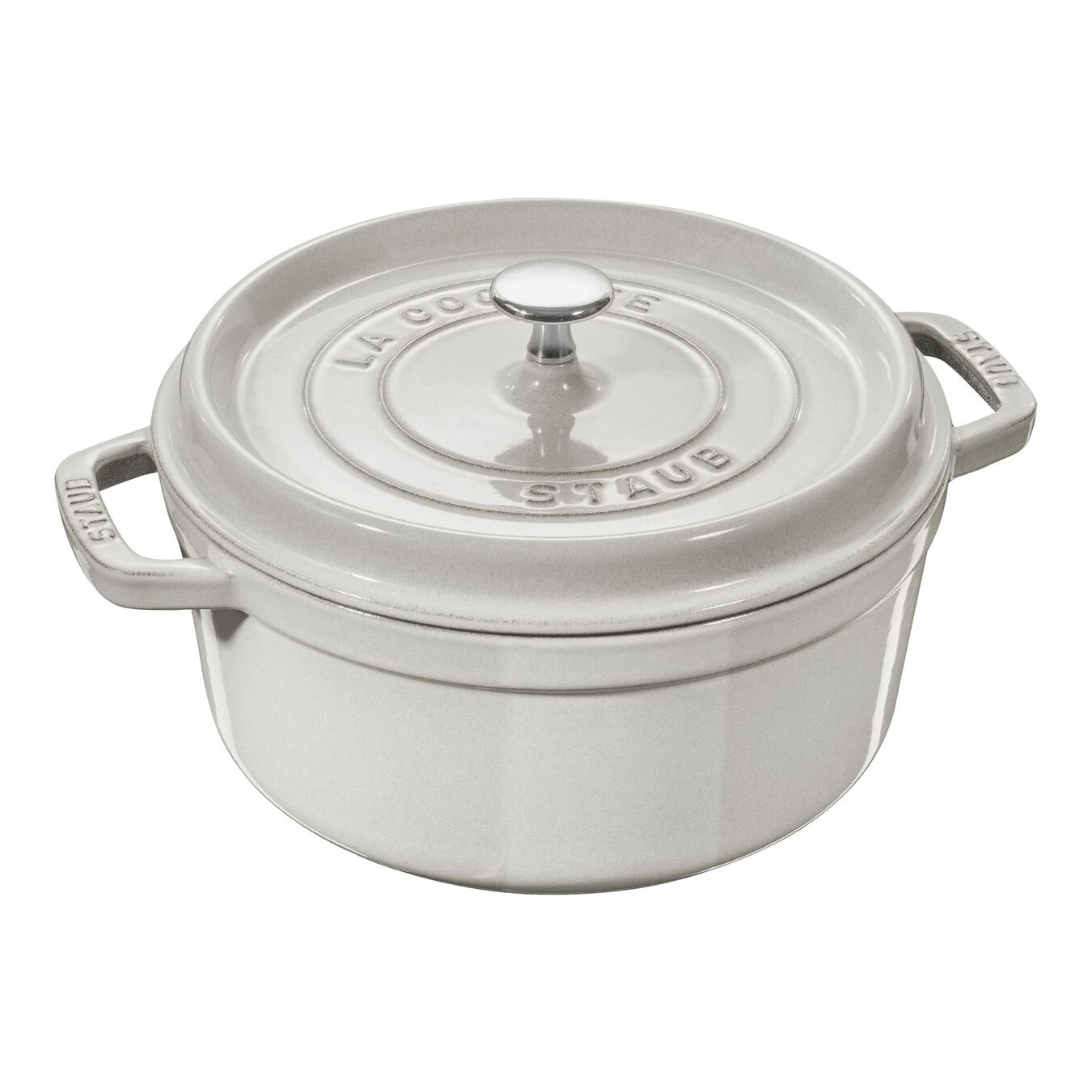 Staub Cocotte Rotonda - 28 Cm, Tartufo Bianco