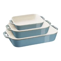 Staub Set Di Pirofile Rettangolare - 3-pz., Turchese Antico