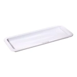 Staub Piatto Da Servizio Rettangolare - 36 Cm X 14 Cm, Bianco Puro