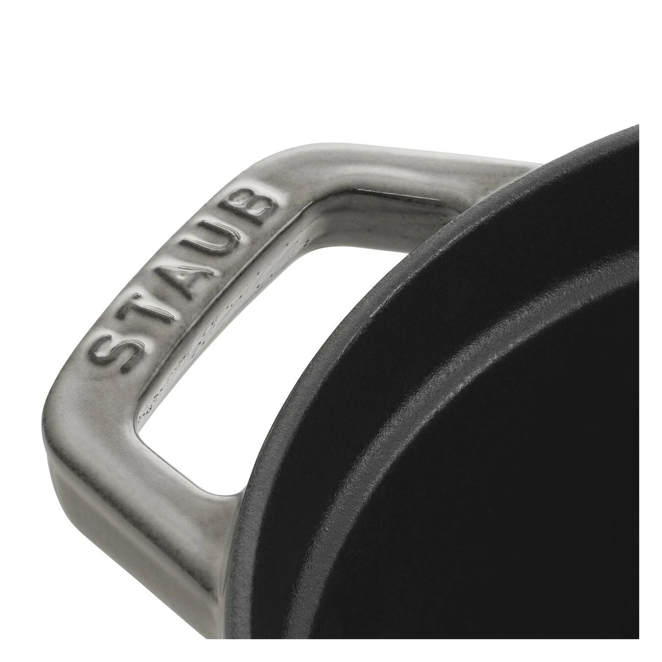 Staub Cocotte Ovale - 29 Cm, Colore Grigio Grafite - immagine 3