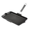 Staub Grill Con Becchi Rettangolare - 34 X 21 Cm, Nero
