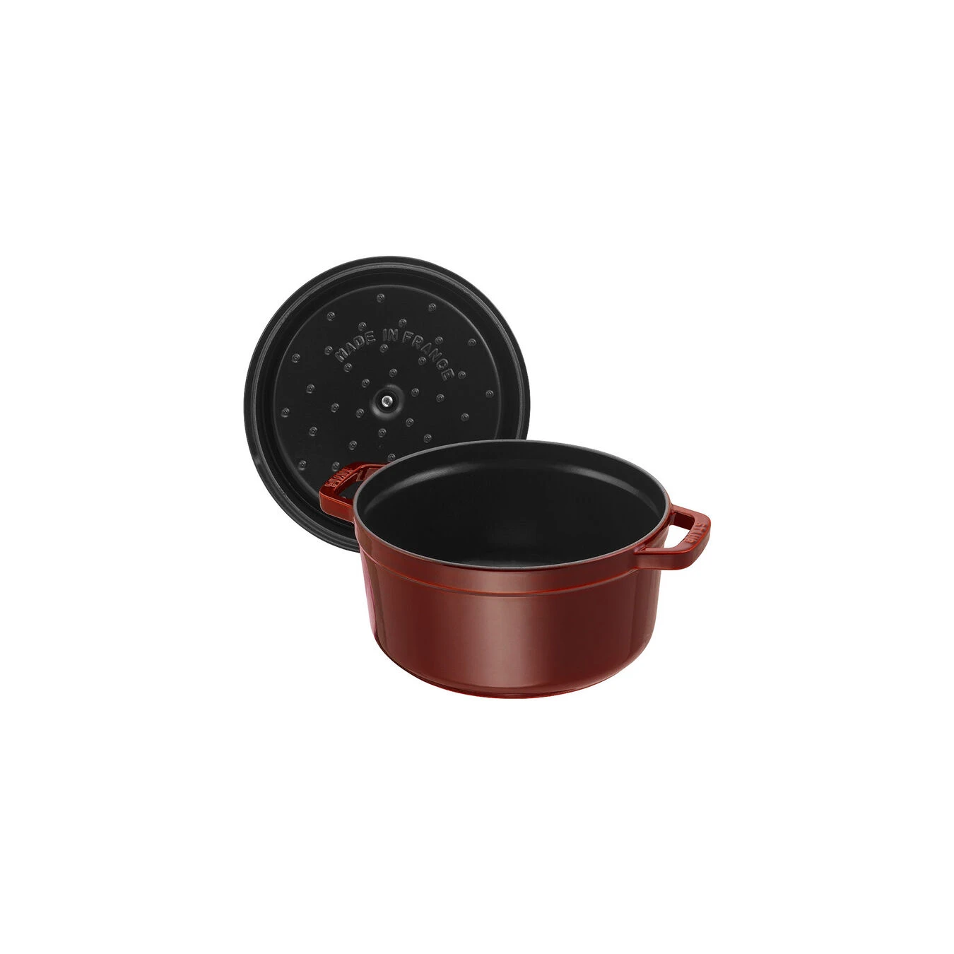 Staub Cocotte Rotonda - 26 Cm, Granatina - immagine 2