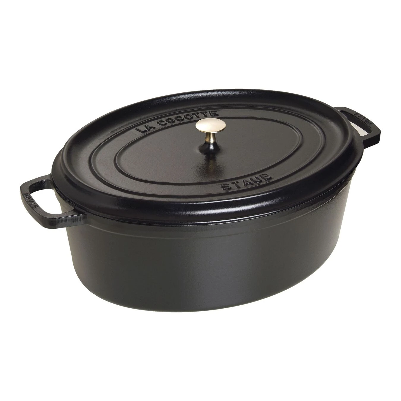 Staub Cocotte Ovale - 41 Cm, Nera