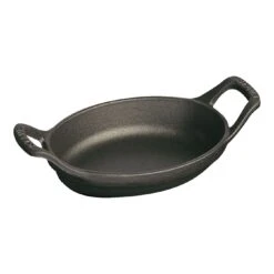 Staub Pirofila Ovale - 15 Cm, Nera