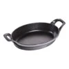 Staub Pirofila Ovale - 21 Cm, Colore Grigio Grafite