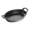 Staub Pirofila Ovale - 24 Cm, Colore Grigio Grafite
