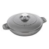 Staub Pirofila Con Coperchio Rotonda - 20 Cm, Grigio Grafite