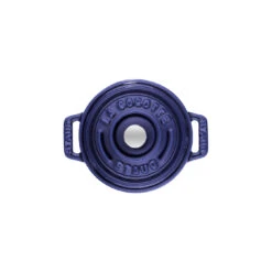 Staub Mini Cocotte Rotonda - 10 Cm, Blu Scuro