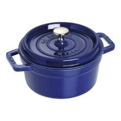 Staub Cocotte Rotonda - 20 Cm, Blu Scuro