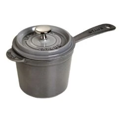 Staub Casseruola Con Manico - 18 Cm, Ghisa, Black Matt