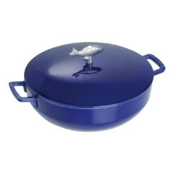 Staub Tegame Bouillabaisse Rotondo - 28 Cm, Blu Scuro