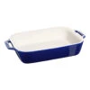 Staub Pirofila Rettangolare - 27 X 20 Cm, Blu Scuro