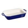 Staub Pirofila Rettangolare - 20 X 16 Cm, Blu Scuro