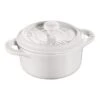 Staub Mini Cocotte Rotonda - 10 Cm, Bianco Puro