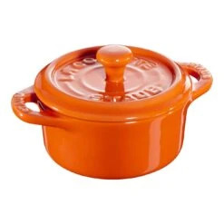 Staub Mini Cocotte Rotonda - 10 Cm, Arancione