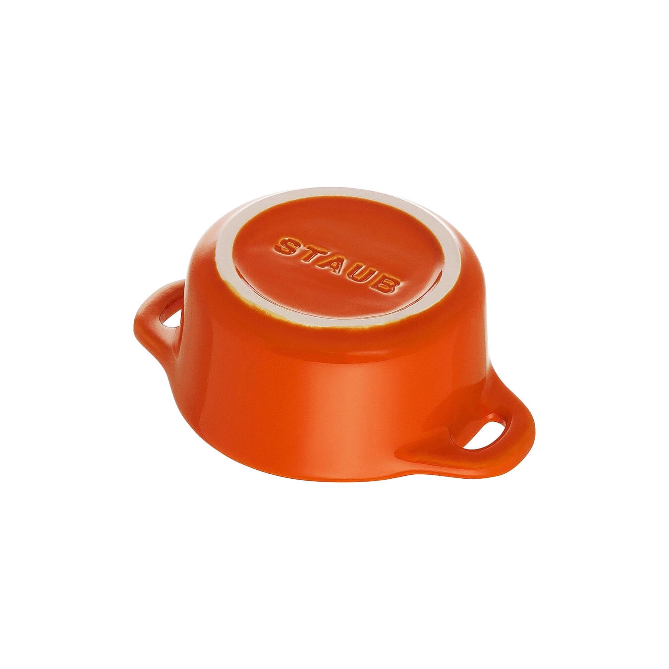 Staub Mini Cocotte Rotonda - 10 Cm, Arancione - immagine 5