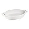 Staub Pirofila Ovale - 17 Cm, Colore Bianco Puro