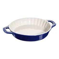 Staub Tortiera Rotonda - 24 Cm, Blu Scuro