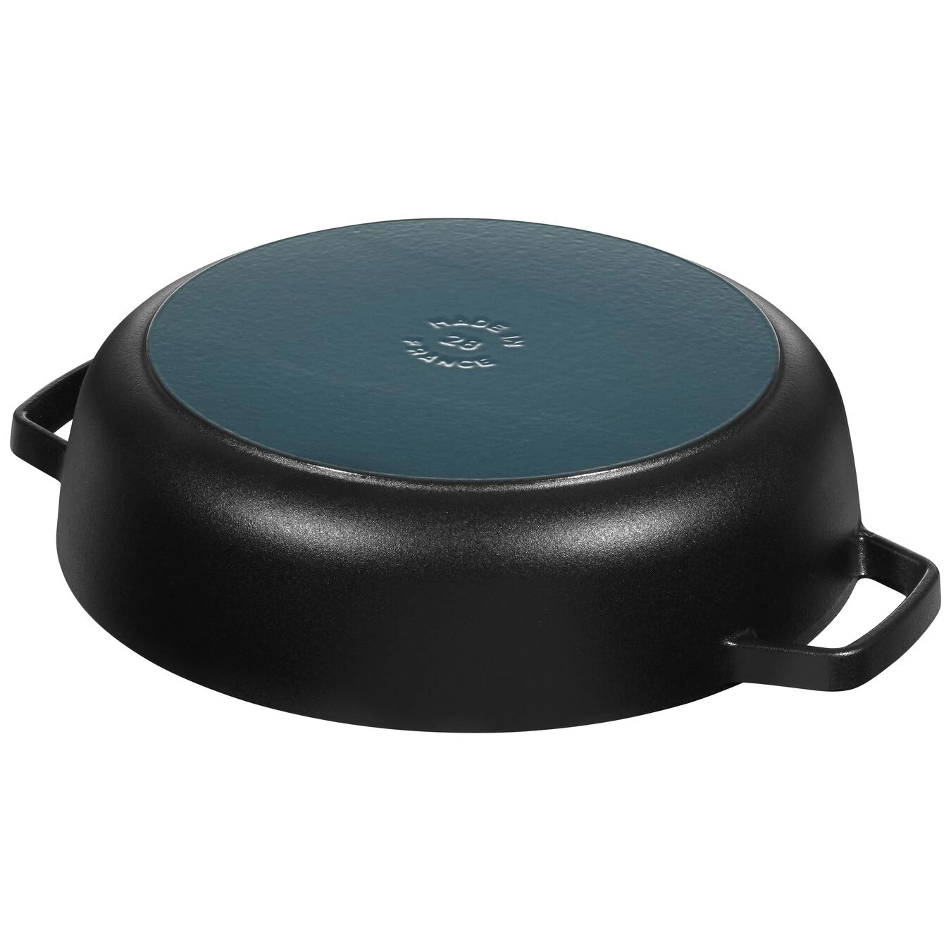 Staub Tegame Chistera Rotondo - 24 Cm, Nero - immagine 5