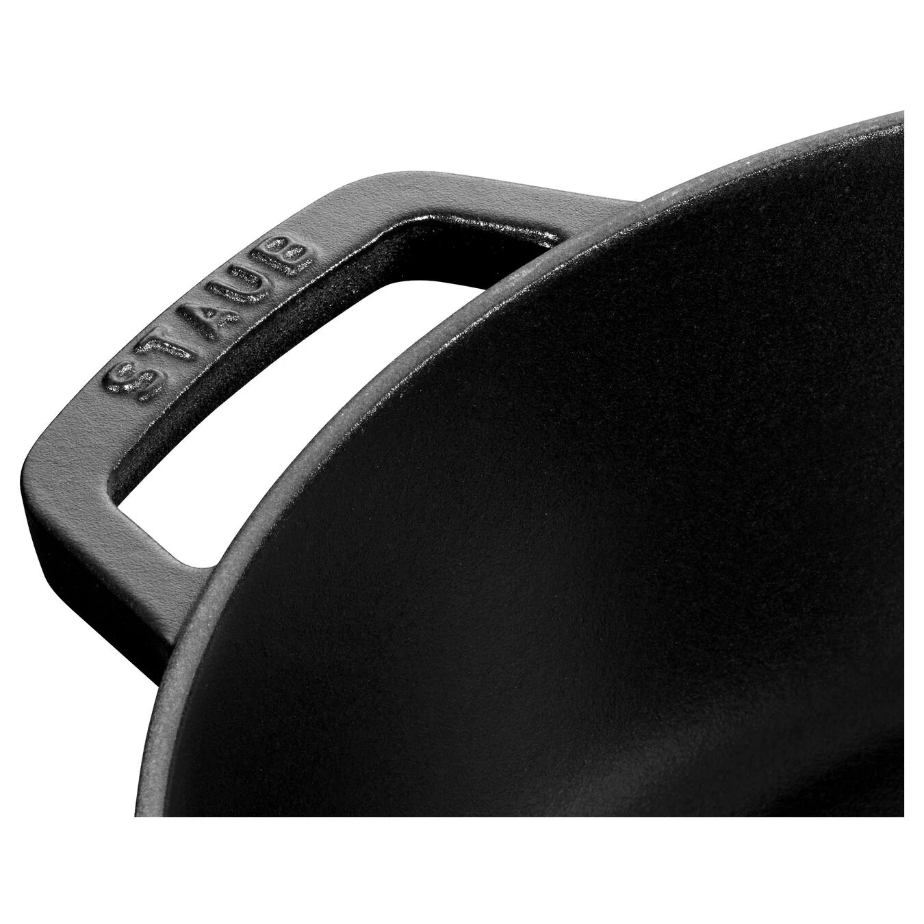 Staub Tegame Chistera Rotondo - 24 Cm, Nero - immagine 2
