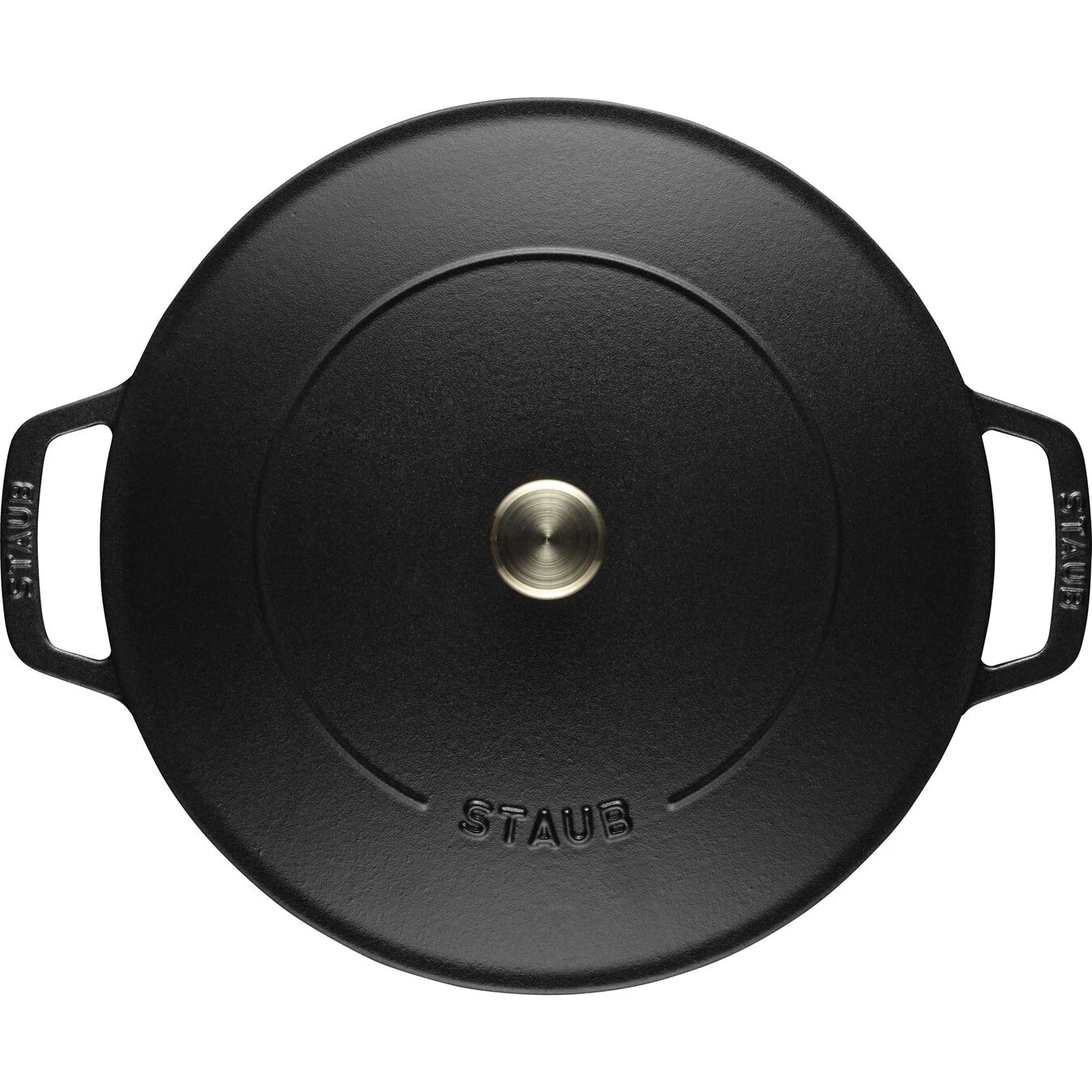 Staub Tegame Chistera Rotondo - 24 Cm, Nero - immagine 4