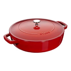 Staub Tegame Chistera Rotondo - 28 Cm, Ciliegia