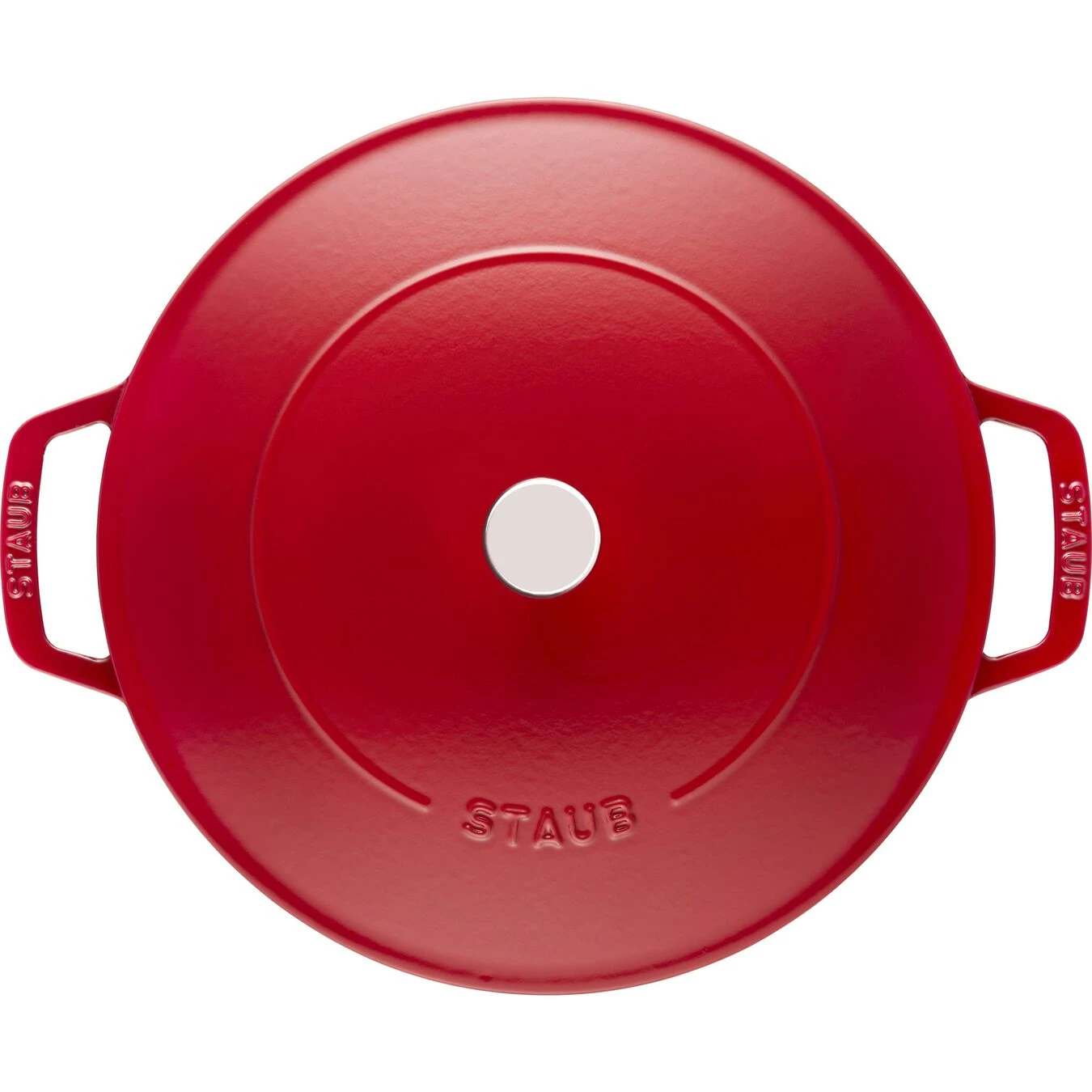 Staub Tegame Chistera Rotondo - 28 Cm, Ciliegia - immagine 2