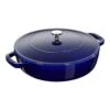 Staub Tegame Chistera Rotondo - 24 Cm, Blu Scuro