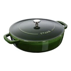 Staub Tegame Chistera Rotondo - 28 Cm, Basilico