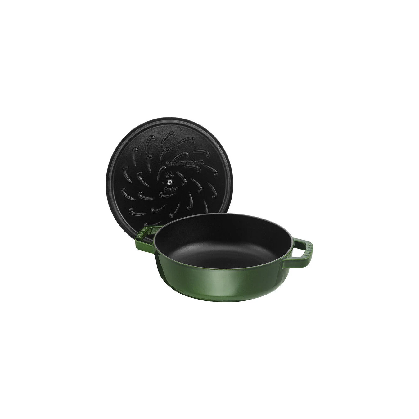 Staub Tegame Chistera Rotondo - 28 Cm, Basilico - immagine 2