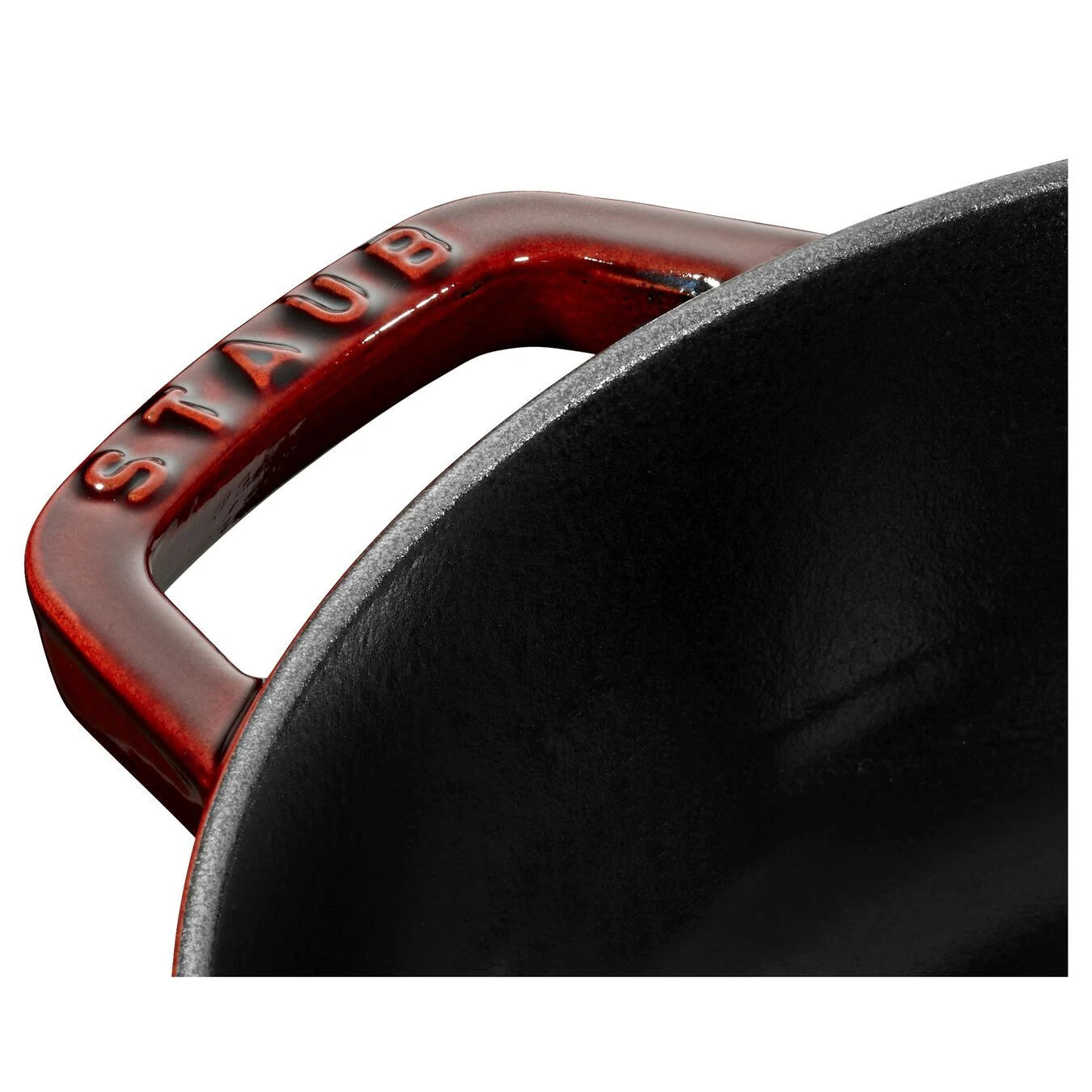 Staub Tegame Chistera Rotondo - 28 Cm, Granatina - immagine 3