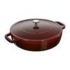 Staub Tegame Chistera Rotondo - 28 Cm, Granatina