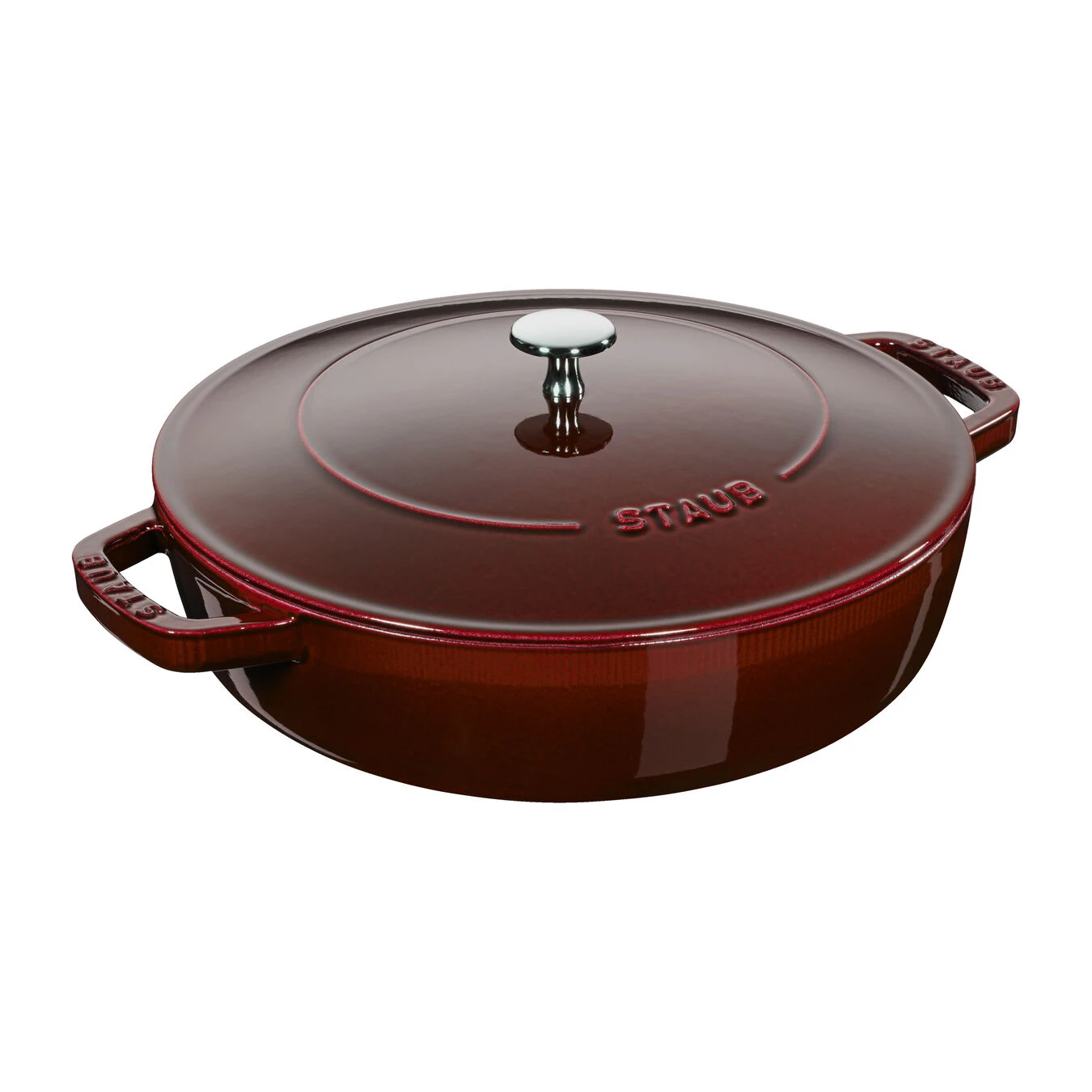 Staub Tegame Chistera Rotondo - 28 Cm, Granatina