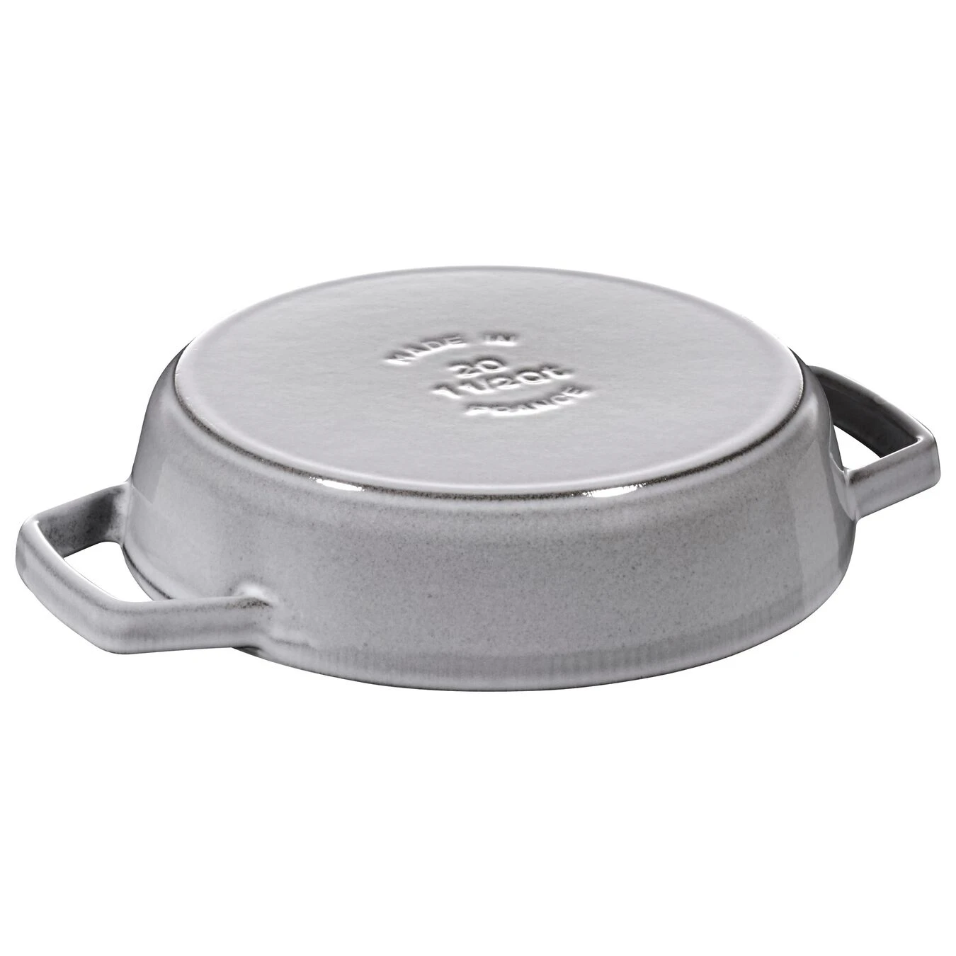 Staub Padella Con 2 Maniglie - 20 Cm, Ghisa, Black Matt - immagine 2