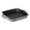 Staub Grill Quadrata - 23 X 23 Cm, Colore Grigio Grafite