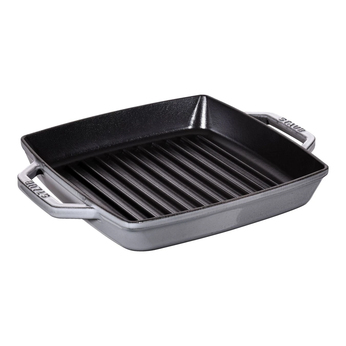 Staub Grill Quadrata - 23 X 23 Cm, Colore Grigio Grafite